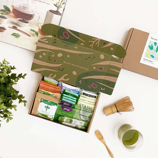 Classic Green Tea Discovery Box - Himalaya Green, Matcha, Ginger Green, Mint Green, Jasmine Green Tea