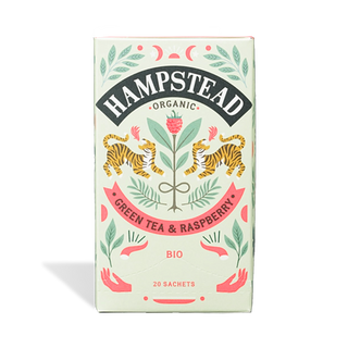 Organic Green Tea & Raspberry by Hampstead