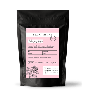 Hibiscus Rose Pouch by Tea with Tae