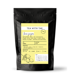 Lemon Ginger Pouch by Tea with Tae