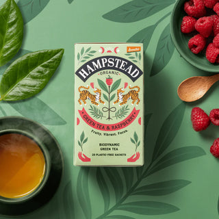 Organic Green Tea & Raspberry by Hampstead