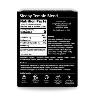 Sleepy Temple Blend by Buddha Teas