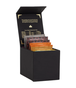 Harney Heritage – Herbal & Decaf Teabag Sampler Black Box by Harney & Sons Fine Teas