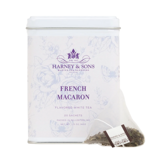 French Macaron, Tin of 20 Sachets by Harney & Sons Fine Teas