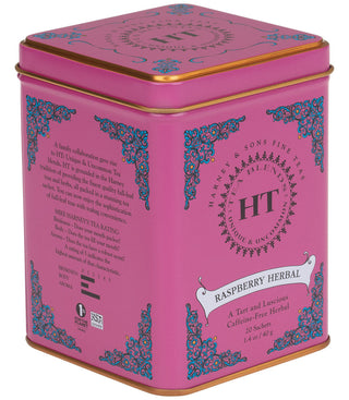 Raspberry Herbal, HT Tin of 20 Sachets by Harney & Sons Fine Teas