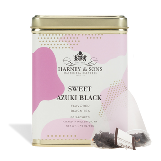 Sweet Azuki Black, Tin of 20 Sachets by Harney & Sons Fine Teas