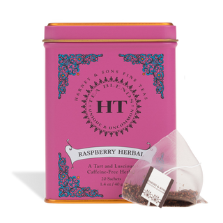 Raspberry Herbal, HT Tin of 20 Sachets by Harney & Sons Fine Teas