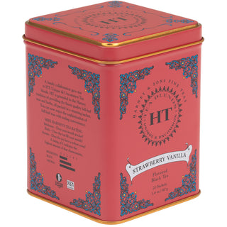 Strawberry Vanilla, HT Tin of 20 Sachets by Harney & Sons Fine Teas