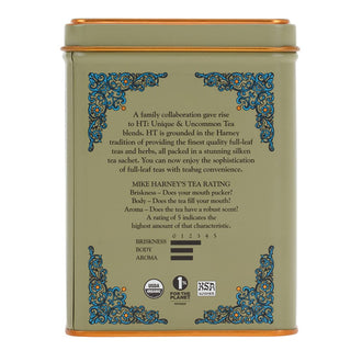 Organic Ginger Turmeric, HT Tin of 20 Sachets by Harney & Sons Fine Teas