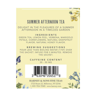 Williamsburg Summer Afternoon Tea, Tin of 20 Sachets by Harney & Sons Fine Teas