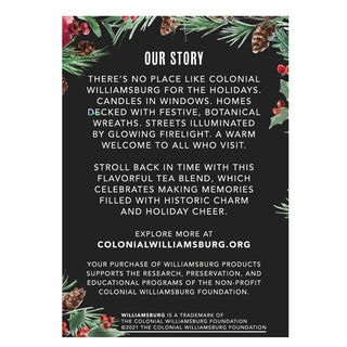 Williamsburg Holiday Heritage Tea, Tin of 20 Sachets by Harney & Sons Fine Teas