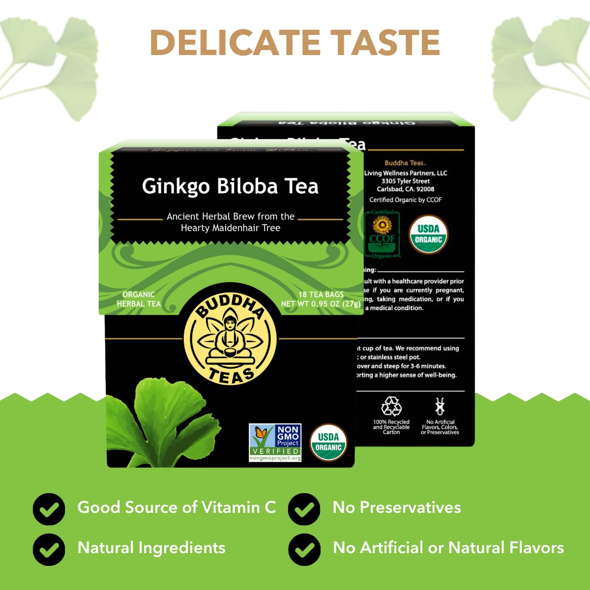 Ginkgo Biloba Tea by Buddha Teas