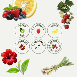 Green Tea: Hibiscus & Berry Tea by Kura Klub