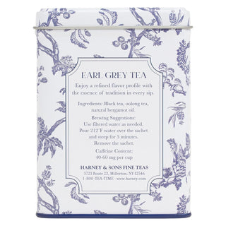 Williamsburg Earl Grey, Tin of 20 Sachets by Harney & Sons Fine Teas