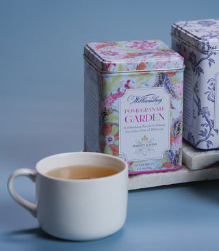 Williamsburg Pomegranate Garden, Tin of 20 Sachets by Harney & Sons Fine Teas