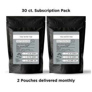 Nighttime Routine Pouch by Tea with Tae