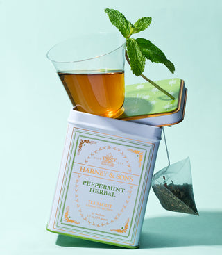 Peppermint Herbal, Classic Tin of 20 Sachets by Harney & Sons Fine Teas