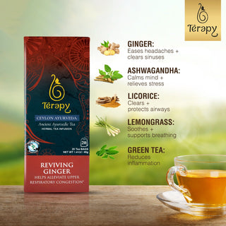 Reviving Ginger Tea by Terapy Ceylon Tea