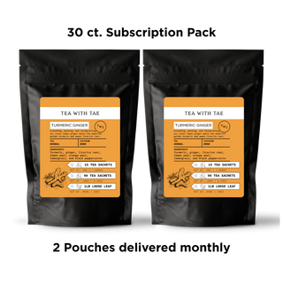 Turmeric Ginger Pouch by Tea with Tae