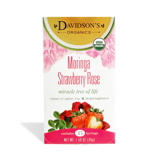 Moringa Strawberry Rose by Davidson's Organics