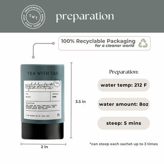 English Breakfast Mini Tea Tube by Tea with Tae