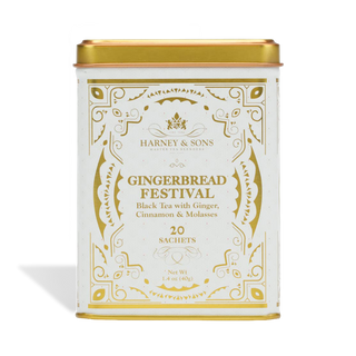 Gingerbread Festival, Tin of 20 Sachets by Harney & Sons Fine Teas
