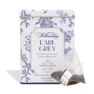Williamsburg Earl Grey, Tin of 20 Sachets by Harney & Sons Fine Teas