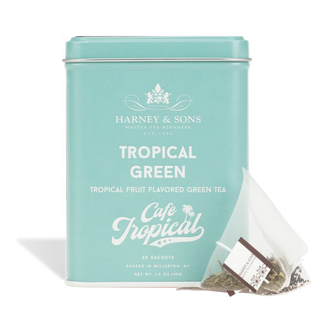 Tropical Green, Tin of 20 Sachets by Harney & Sons Fine Teas
