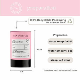 Hibiscus Rose Mini Tea Tube by Tea with Tae