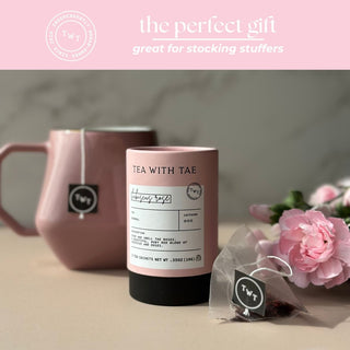 Hibiscus Rose Mini Tea Tube by Tea with Tae