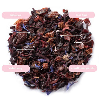 Hibiscus Rose Mini Tea Tube by Tea with Tae